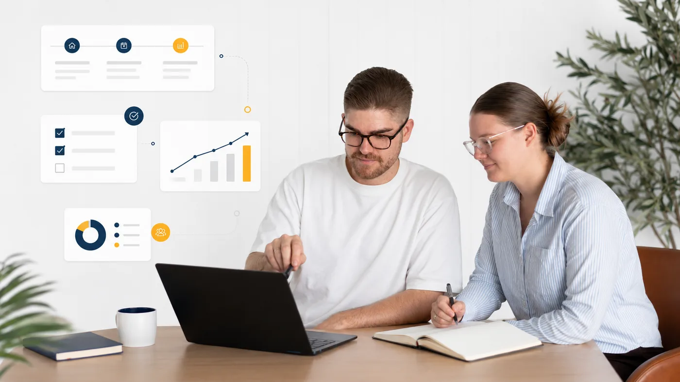 Ethan from Elevion AI in a collaborative working session with a client team